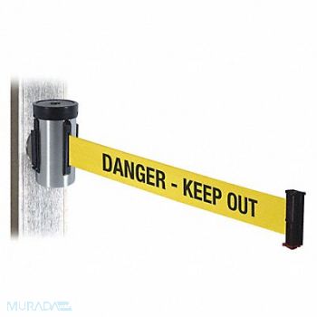 RETRACTA-BELT Belt Barrier Satin SS Magnet 10ftBelt L, 48VZ60