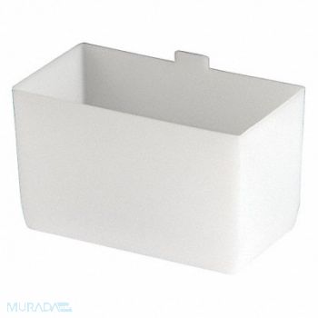 GRAINGER APPROVED Bin Cups Clear Polymer 3 in, 48WG55