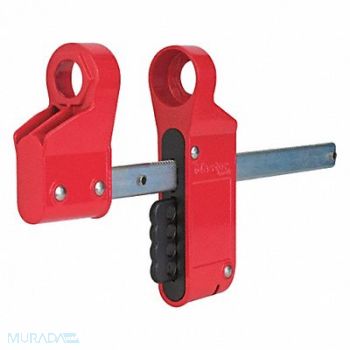 MASTER LOCK Blind Flange Lockout 1/2 to 3 in Pipe Sz, 48XM52