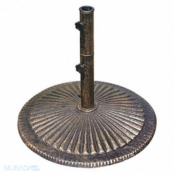 ISLAND UMBRELLA Umbrella Base Bronze Cast Iron 80 lb., 48XM62