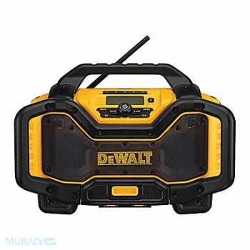 DEWALT JobsiteChargerRadio Cord Cordless AM/FM, 48XP95