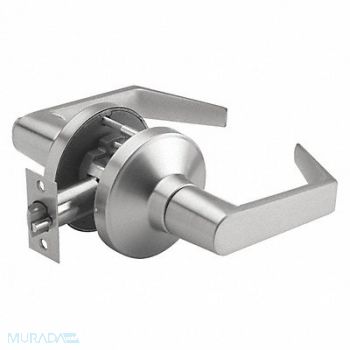 GRAINGER APPROVED Door Lever Lockset PHL Angled Style, 53DL49