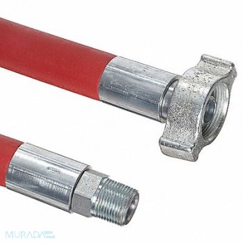 CONTINENTAL Steam Hose 3/4 ID x 50 ft L Red, 48XU70