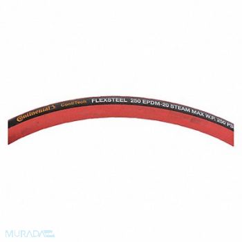 CONTINENTAL Steam Hose 1-1/2 ID x 50 ft L Red, 48XU72