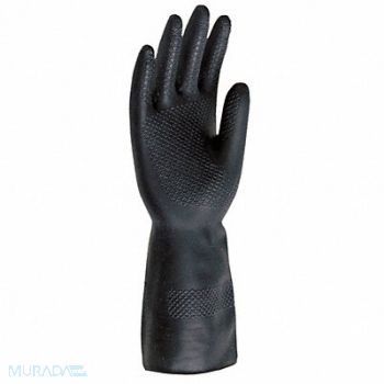 MCR SAFETY K2847 Gloves Neoprene L 12 in L Flock PR PK12, 49DA75
