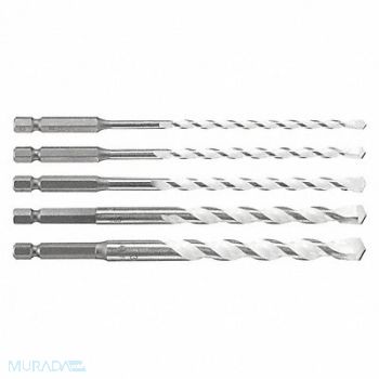 BOSCH Hex Shank Drill Set 5pc Carbide, 48XX36