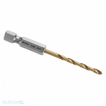 BOSCH Hex Shank Drill 7/64 HSS, 48XY26