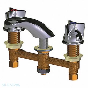 Low Arc Chrome Chicago Faucets 404, 48YD67