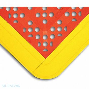 WEARWELL Interlock Drainage Mat Red 2ft.3 x3ft.6, 48Z462