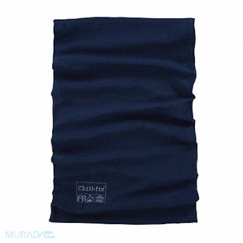 CHILL-ITS BY ERGODYNE Flame Resistant Neck Gaiter Navy, 48Z856