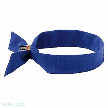 CHILL-ITS BY ERGODYNE Cooling Bandana Universal Blue, 48Z870