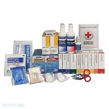 FIRST AID ONLY First Aid Kit Refill 75 People 335 Comp., 48ZE26