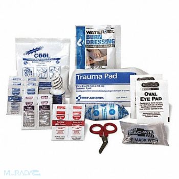 FIRST AID ONLY First Aid Kit Refill Cardboard 23 Comp., 48ZE42
