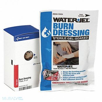 FIRST AID ONLY Burn Dressing Paperboard 1 Comp., 48ZE50