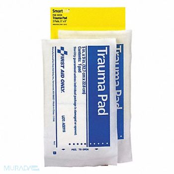FIRST AID ONLY Trauma Pad, 48ZE52