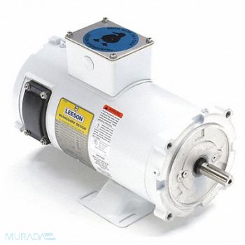 LEESON DC Motor 1/2 HP 1750 56C 180V, 48ZF53