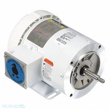 LEESON Motor 1 HP 3450 56J 208-230/460V, 48ZF58