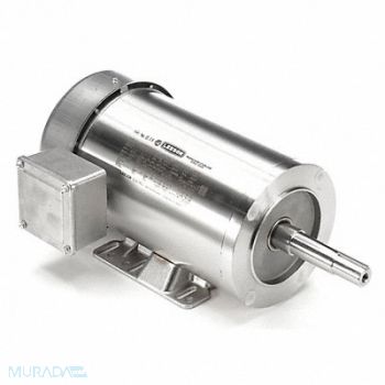 LEESON Washdown Motor 3 HP 3490 145JM 230/460V, 48ZF72