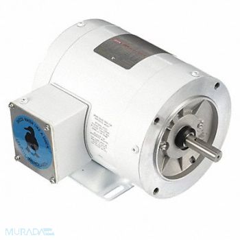 LEESON Motor 1/2 HP 1725 56C 208-230/460V, 48ZF92