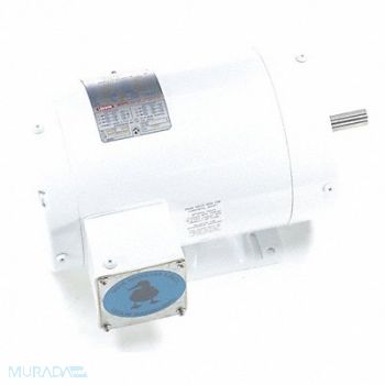 LEESON Motor 1 1/2 HP 3450 56HC 230/460V, 48ZG02