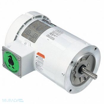 LEESON Brake Motor 1 HP 1760 56C 208-230/460V, 48ZG25