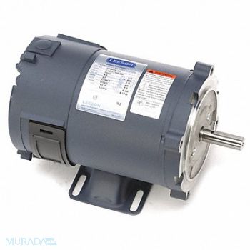 LEESON DC Motor 1/3 HP 1800 rpm 12V DC 56C TEFC, 48ZG48