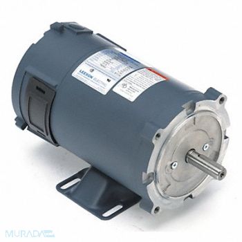 LEESON DC Motor 1/2 HP 1800 rpm 12V DC 56C TEFC, 48ZG49