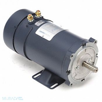 LEESON DC Motor 1 HP 1800 rpm 12V DC 56C TEFC, 48ZG51