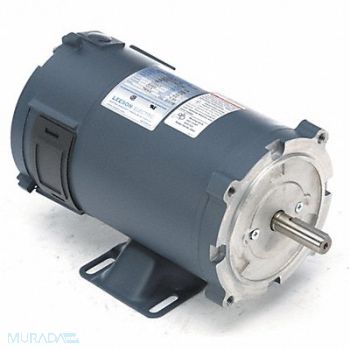 LEESON DC Motor 1/2 HP 1800 rpm 24V DC 56C TEFC, 48ZG53