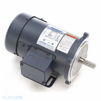LEESON DC Motor 1/4 HP 1750 rpm 90V DC 56C TEFC, 48ZG56