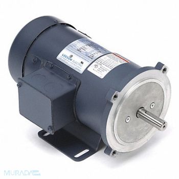 LEESON DC Motor 1/2 HP 1750 rpm 90V DC 56C TEFC, 48ZG58