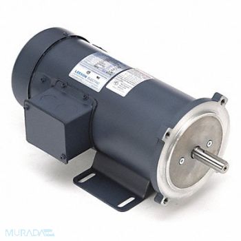 LEESON DC Motor 3/4 HP 1750 rpm 90V DC 56C TEFC, 48ZG59