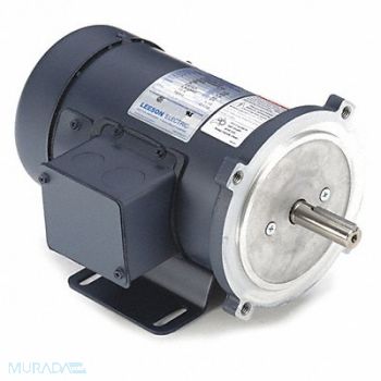 LEESON DC Motor 1/2 HP 2500 rpm 90V DC 56C TEFC, 48ZG61