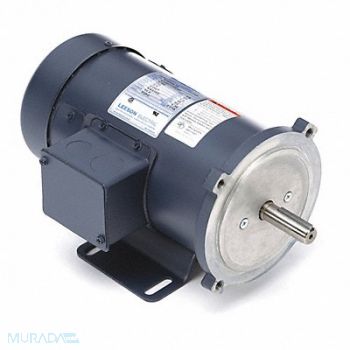 LEESON DC Motor 1/2 HP 1750 rpm 180V 56C TEFC, 48ZG64