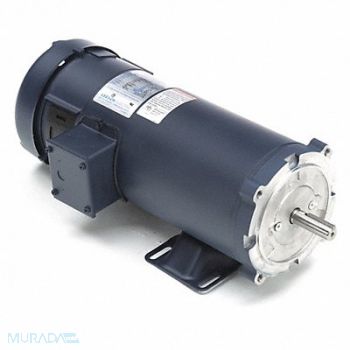 LEESON DC Motor 1 1/2 HP 1750 rpm 180V 56C TEFC, 48ZG67