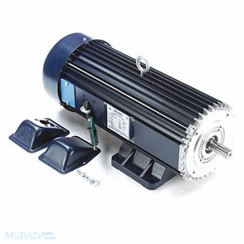 LEESON DC Motor 3 HP 1750 rpm 180V 143/5TC TEFC, 48ZG70