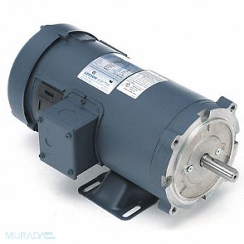 LEESON DC Motor 1 HP 2500 rpm 180V DC 56C TEFC, 48ZG71
