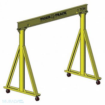 HARRINGTON Portable Gantry Crane 6000 lb Steel, 48ZH39