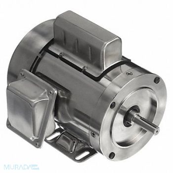 LEESON Washdown Motor 3/4 HP 1725 56C 115/230V, 48ZH47