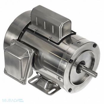 LEESON Motor 1 1/2 HP 3450 56C 115/230V, 48ZH52