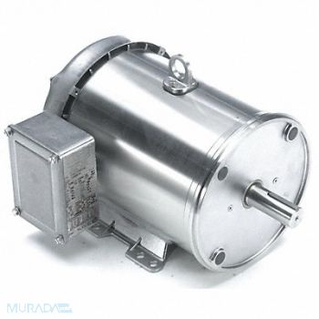 LEESON Washdown Motor 3 HP 1760 182TC 230/460V, 48ZH93