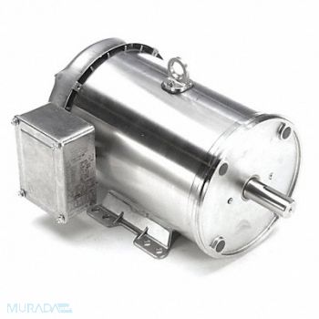 LEESON Washdown Motor 5 HP 1760 184TC 230/460V, 48ZH95