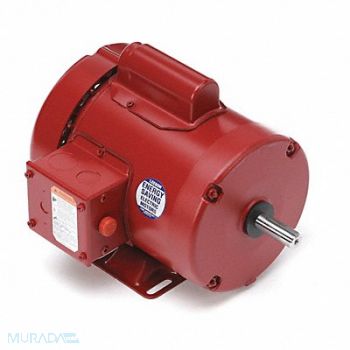 LEESON General Purpose Farm Duty Motor 1/2 HP, 48ZJ39