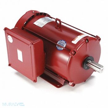 LEESON General Purpose Farm Duty Motor 7-1/2 HP, 48ZJ48