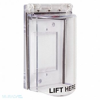 SAFETY TECHNOLOGY INTERNATIONAL Bopper Stopper Clear 3-1/4in.Wx1-3/4in.D, 48ZR18