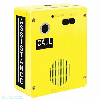 HUBBELL GAI-TRONICS Autodial Telephone Aluminum Help Button, 48ZR35