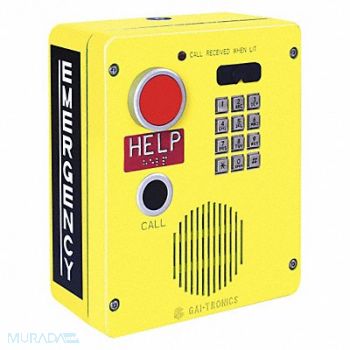 HUBBELL GAI-TRONICS Emergency Telephone Help Button Keypad, 48ZR41
