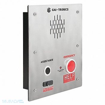 HUBBELL GAI-TRONICS Emergency Telephone Steel Extreme Cold, 48ZR47