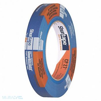 SHURTAPE Masking Tape 11/16 W 60 yd L Blue, 48ZT86