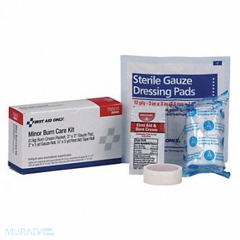 FIRST AID ONLY Burn Care Kit Red 5 pcs. 2-1/4 in H, 48ZV43